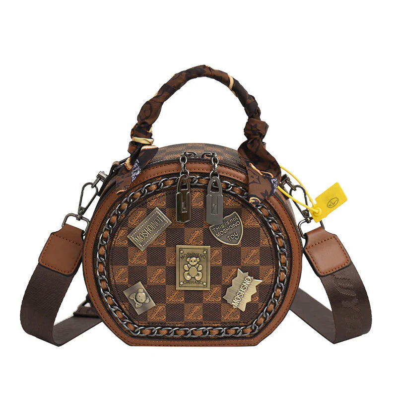 Round Crossbody Bag™ - Stylish and Durable Leather Bag