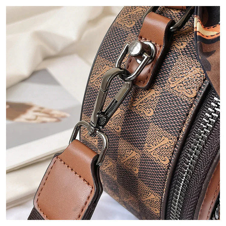 Round Crossbody Bag™ - Stylish and Durable Leather Bag